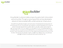 Tablet Screenshot of groupbuilder.com
